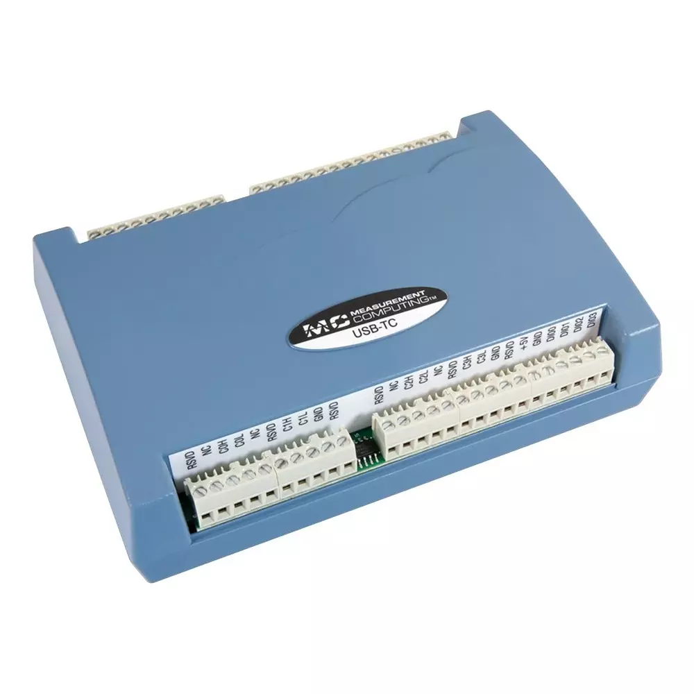 DIGILENT Thermocouple Input Module, 24Bit, 2Sps, Mcc Usb-Tc