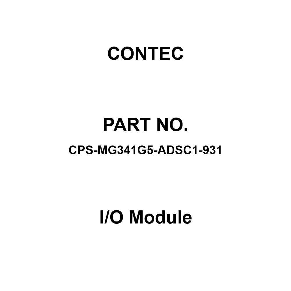 CONTEC I/O Module (Built-in) 12 V DC, CPS-MG341G5-ADSC1-931