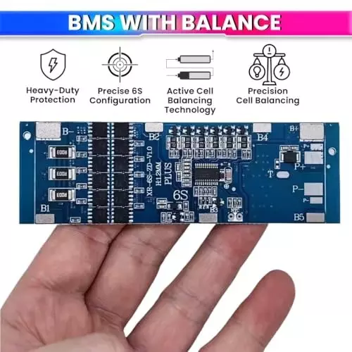 amicisolar-bms-protection-board-with-balance-24-v-6s-30-a-for-18650-li-ion-battery-packs-heavy-duty-battery-management-system