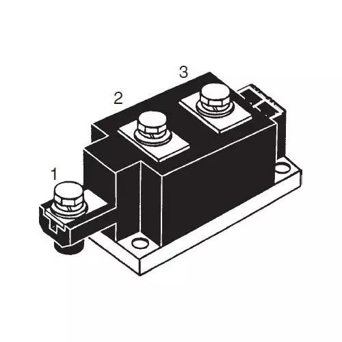 IXYS SEMICONDUCTOR Diode Module Screw Mount 1.32 V Vf - Forward Voltage, MDD312-18N1