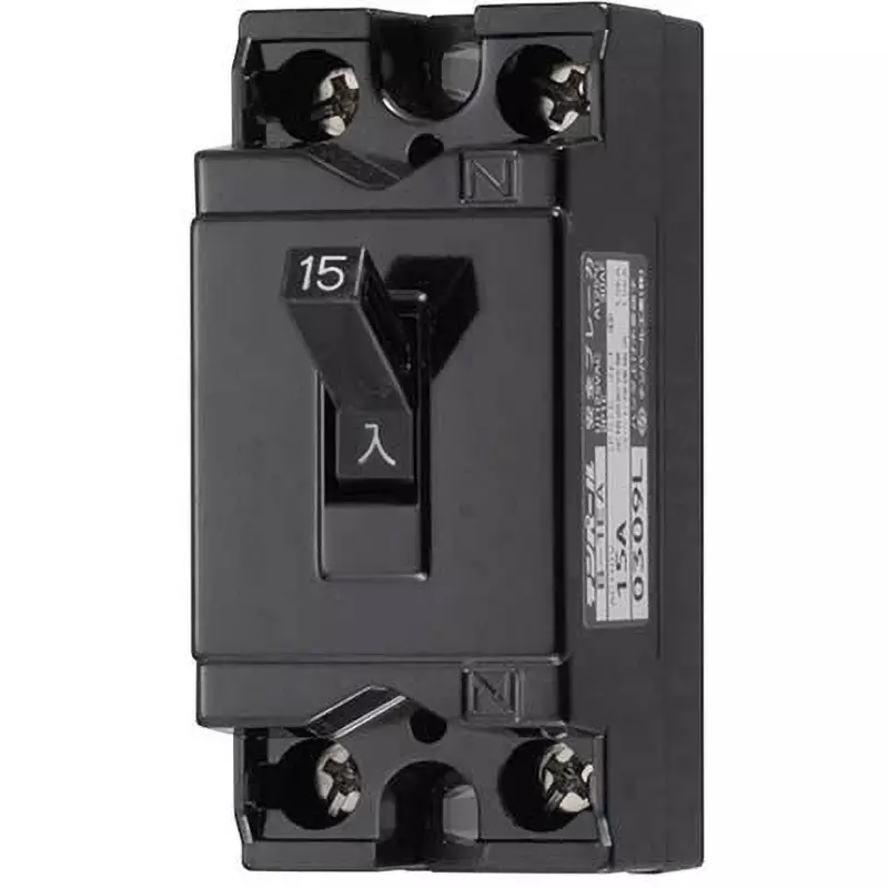 OHM ELECTRIC Distribution Board / Breaker 15 A Current AC 100 V Voltage 21 E Pole, HS-B1EA15-G