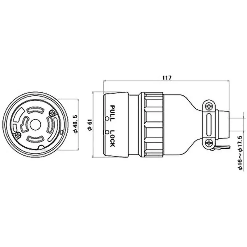 ohm-electric-waterproof-rubber-connector-body-hook-63710088