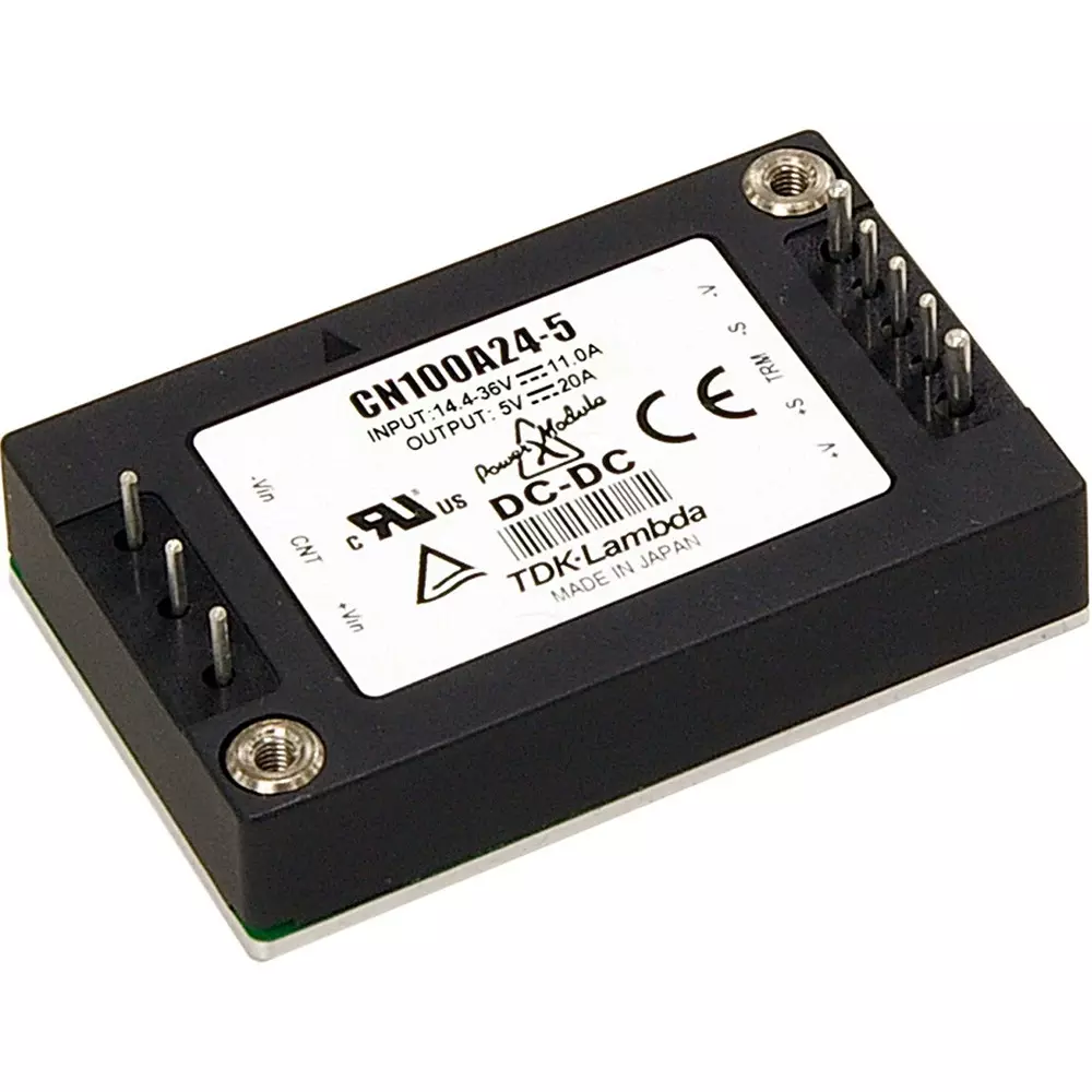 TDK-LAMBDA Dc-DC Power Module DC14.4 to 36 V Input Voltage Range, CN100A24-24