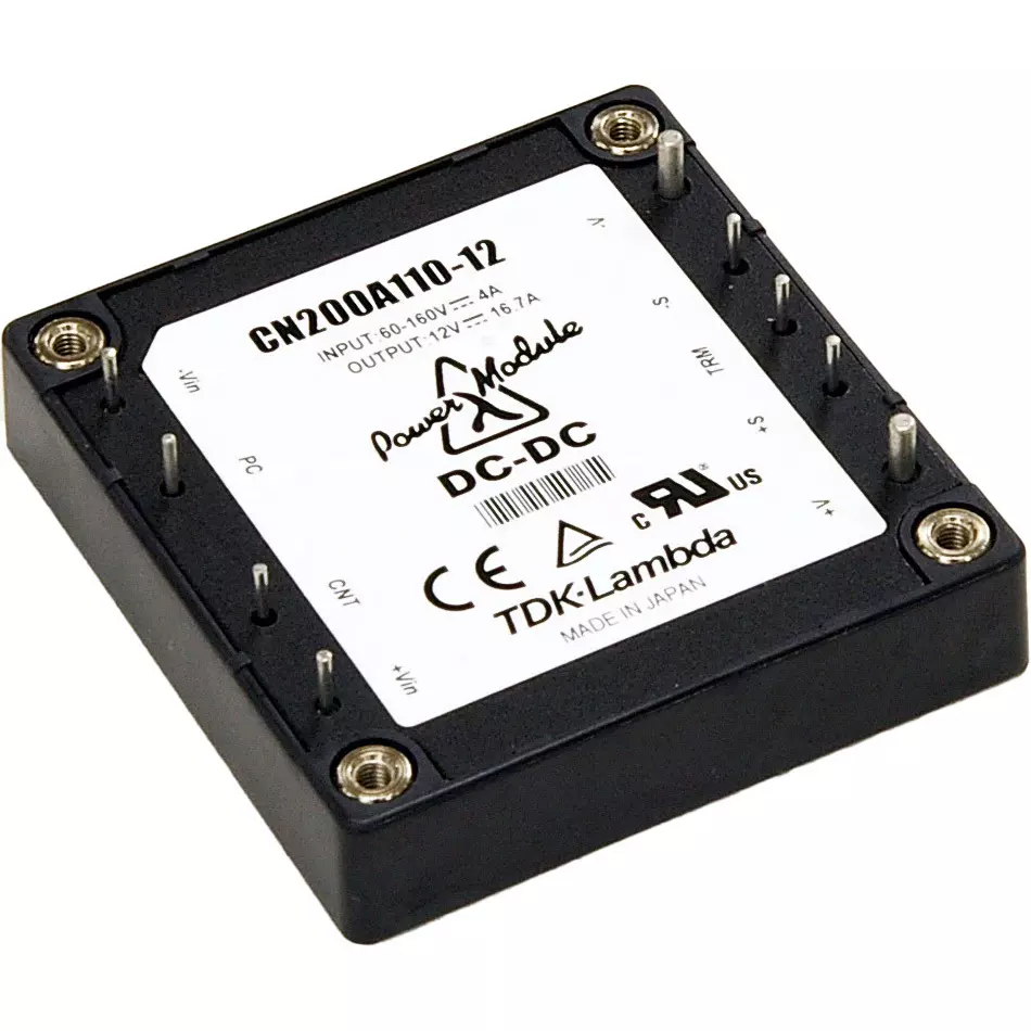 TDK-LAMBDA Dc-DC Power Module DC60 to 160 V Input Voltage Range, CN200A110-15