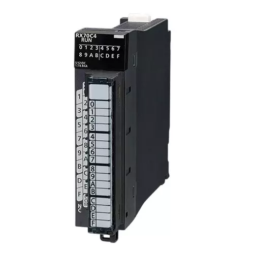 Mitsubishi Electric MELSEC IQ-R SERIES Input Module with 16 Digital Inputs and 5/12 V DC Voltage, RX70C4