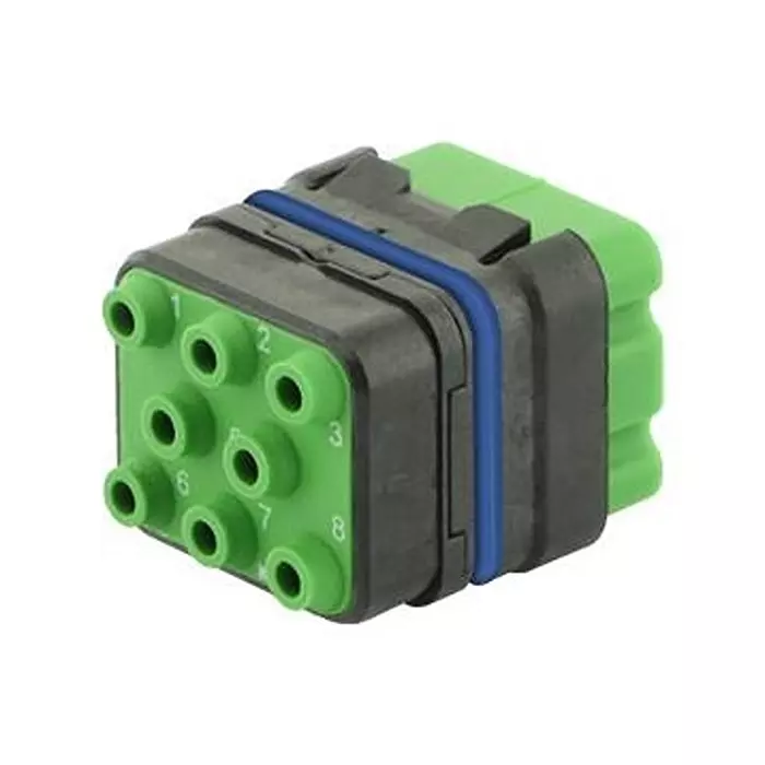 SOURIAU-SUNBANK / EATON RECTANGULAR MODULE, PLUG, 8POS, 3ROW, 8MQ2M0816ANE