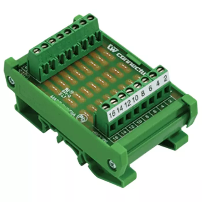 Connectwell Component Carrier Module 8 Channels 10 A Rail Mount, IMCC/8