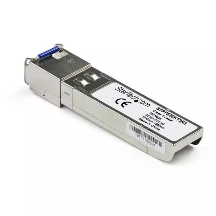 StarTech.com Juniper Compatible LC Single Mode SFP Transceiver Module Full Duplex 100Mbit/s, SFPFE20KT3R5
