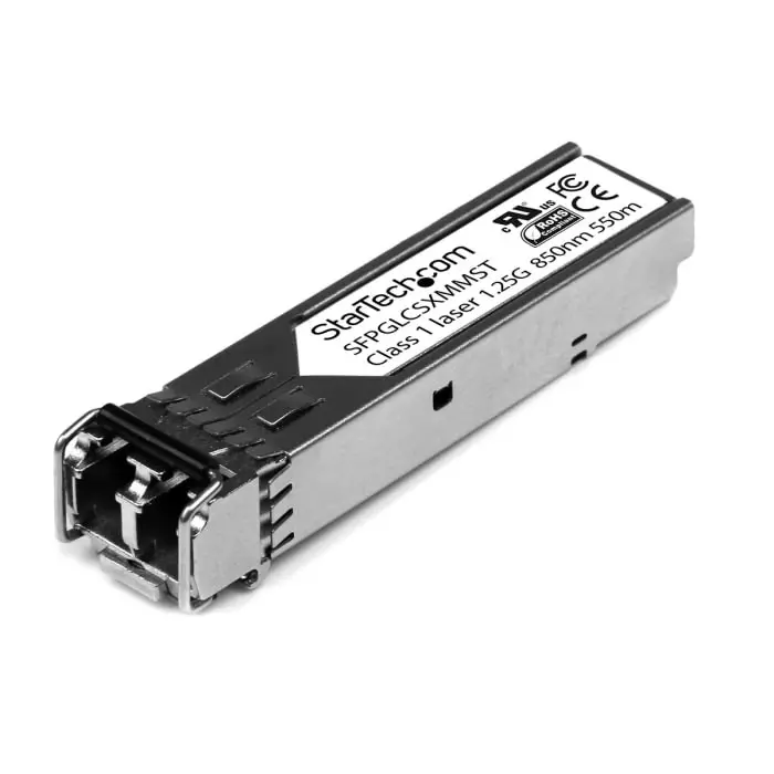 StarTech.com Cisco Compatible LC Multi Mode Transceiver Module Half/Full Duplex, SFPGLCSXMMST