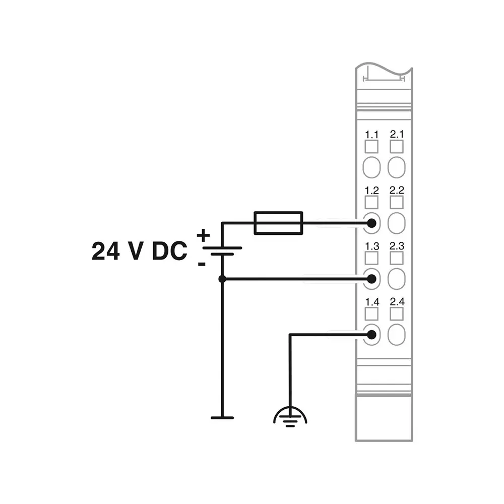 Phoenix Contact Inline Series Feed-In Module 0.8 Amp, IB IL 24 PWR IN/R/L-0.8A-PAC