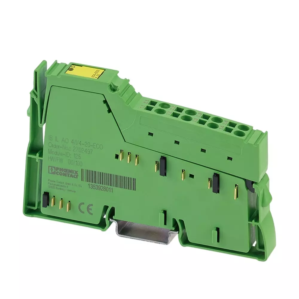 Phoenix Contact Inline Analog Input Module 2 Conductor, IB IL AO 4/I/4-20-ECO