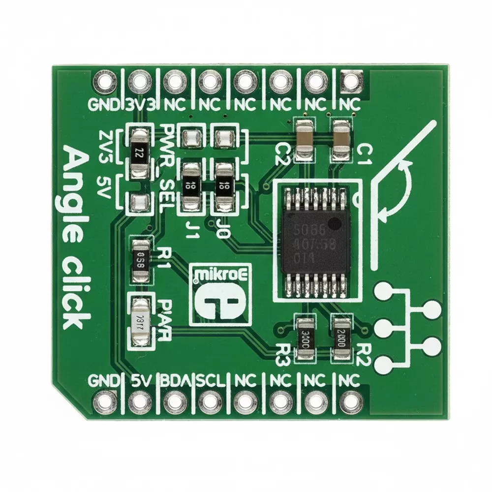 MIKROELEKTRONIKA Magnetic Position Sensor Add-On Module 3.3 V, 5 V Operating Supply Voltage, MIKROE-2030