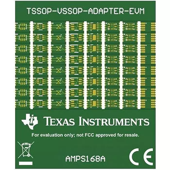 TEXAS INSTRUMENTS Evaluation Module for 8-Pin TSSOP/VSSOP Package, TSSOP-VSSOP-ADAPTE