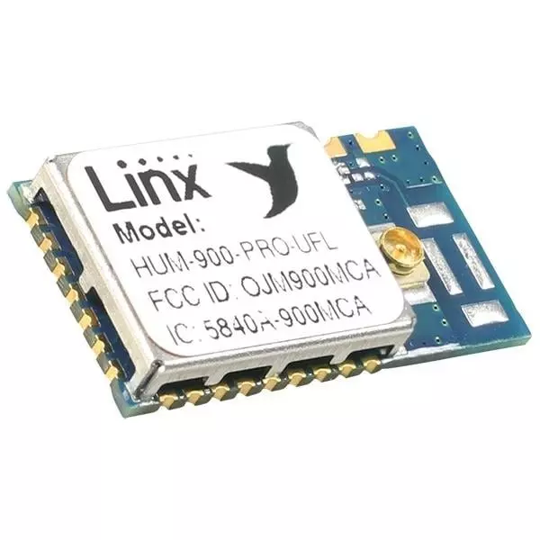 TE CONNECTIVITY HumPRO Transceiver 9.5 dBm Output Power 902 MHz to 928 MHz, HUM-900-PRO-UFL