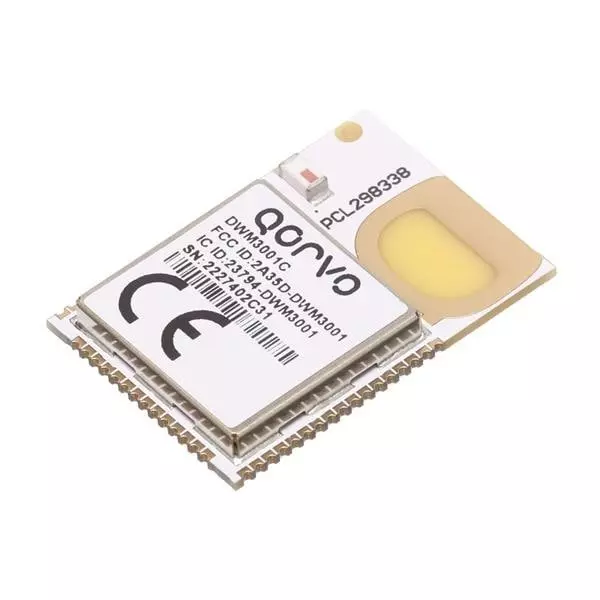 Qorvo UWB Transceiver 6.25 GHz to 8.25 GHz Frequency, DWM3001CTR13