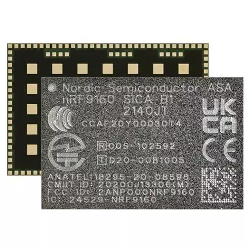 NORDIC SEMICONDUCTOR Mobile Module 23 dBm Output Power, NRF9160-SICA-B1A-R