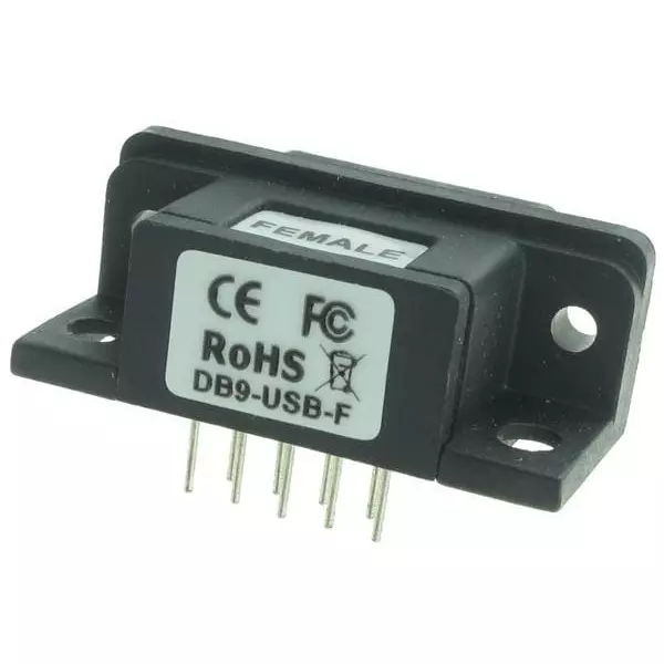 FTDI Interface Module RS-232, USB 2.0 Interface, DB9-USB-F