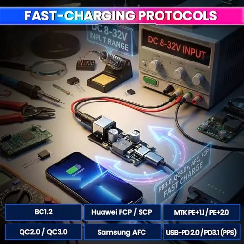 amicisolar-usb-c-fast-charger-module-65-w-pd-qc-8-30-v-input-diy-board-for-laptops-mobiles-tablets