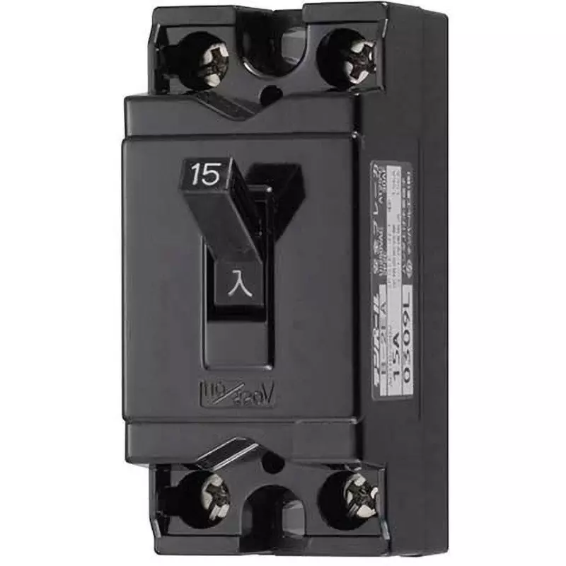 OHM ELECTRIC Distribution Board / Breaker 15 A Current AC100/200 V Voltage 22 E Pole, HS-B2EA15-G