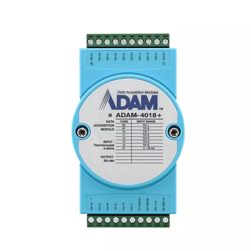 Advantech I/O Module Thermocouple input Input/Output 8 No. of Channels, ADAM-4018+-F
