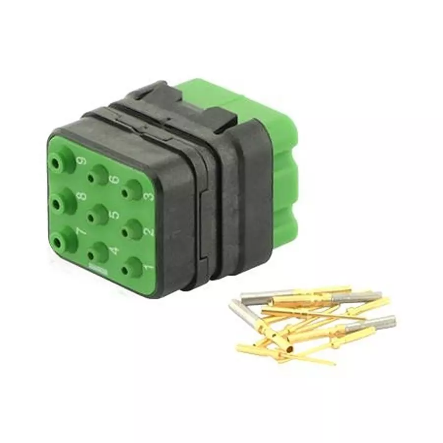 SOURIAU-SUNBANK / EATON RECTANGULAR MODULE, PLUG, 9POS, 3ROW, 8MQ2M0936PN