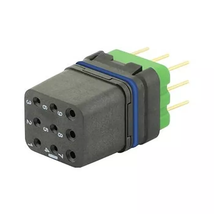 SOURIAU-SUNBANK / EATON RECTANGULAR MODULE, RCPT, 9POS, 3ROW, 8MQ2M0936UNE