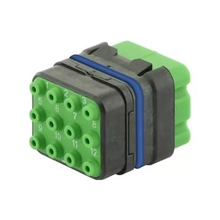 SOURIAU-SUNBANK / EATON RECTANGULAR MODULE, PLUG, 12POS, 3ROW, 8MQ2M1220ADE