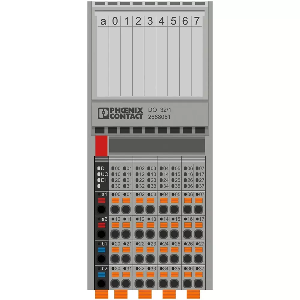 Phoenix Contact Axioline F Digital Output Module 24 V DC, 500 mA with 1 Conductor, AXL DO 32/1