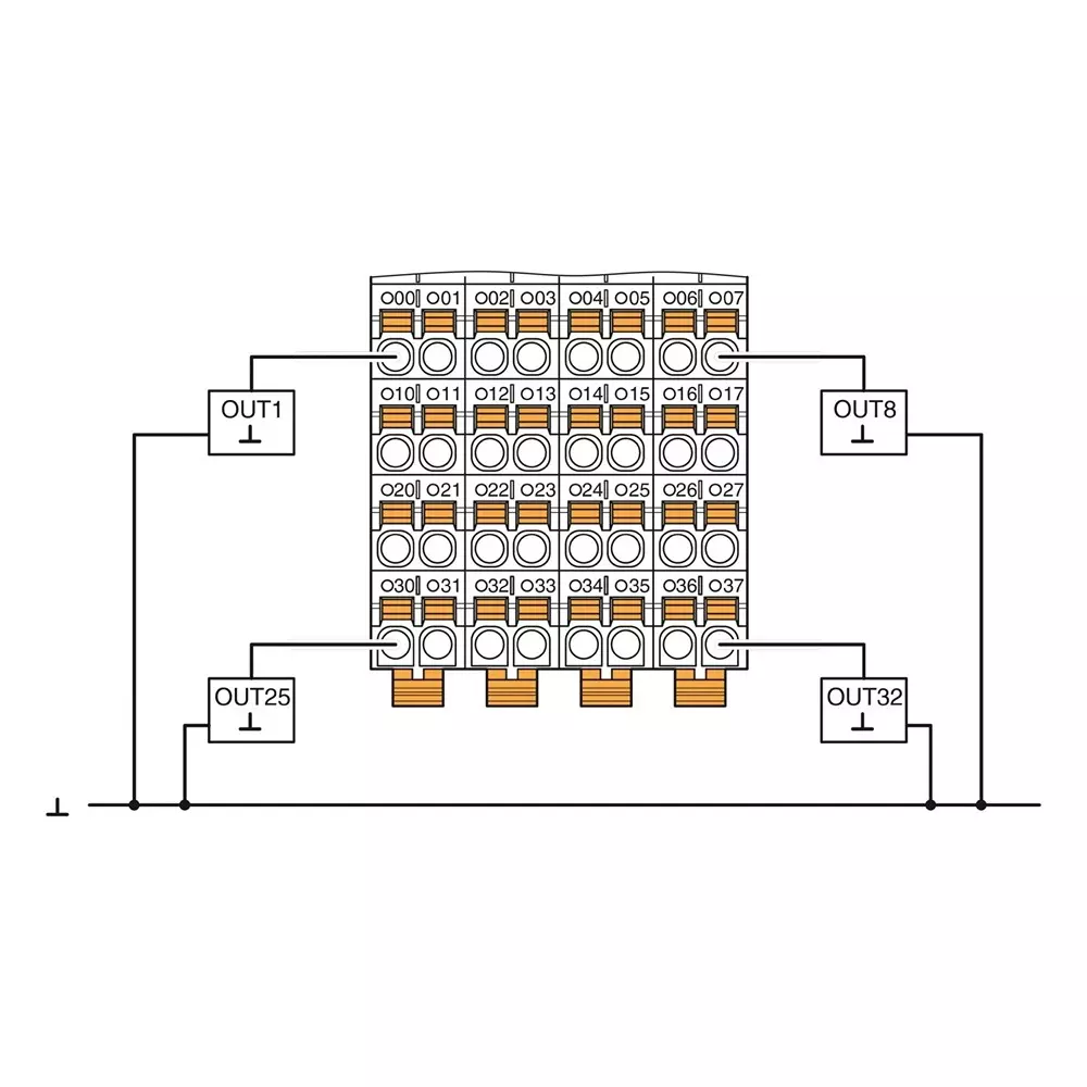 Phoenix Contact Axioline F Digital Output Module 24 V DC, 500 mA with 1 Conductor, AXL DO 32/1