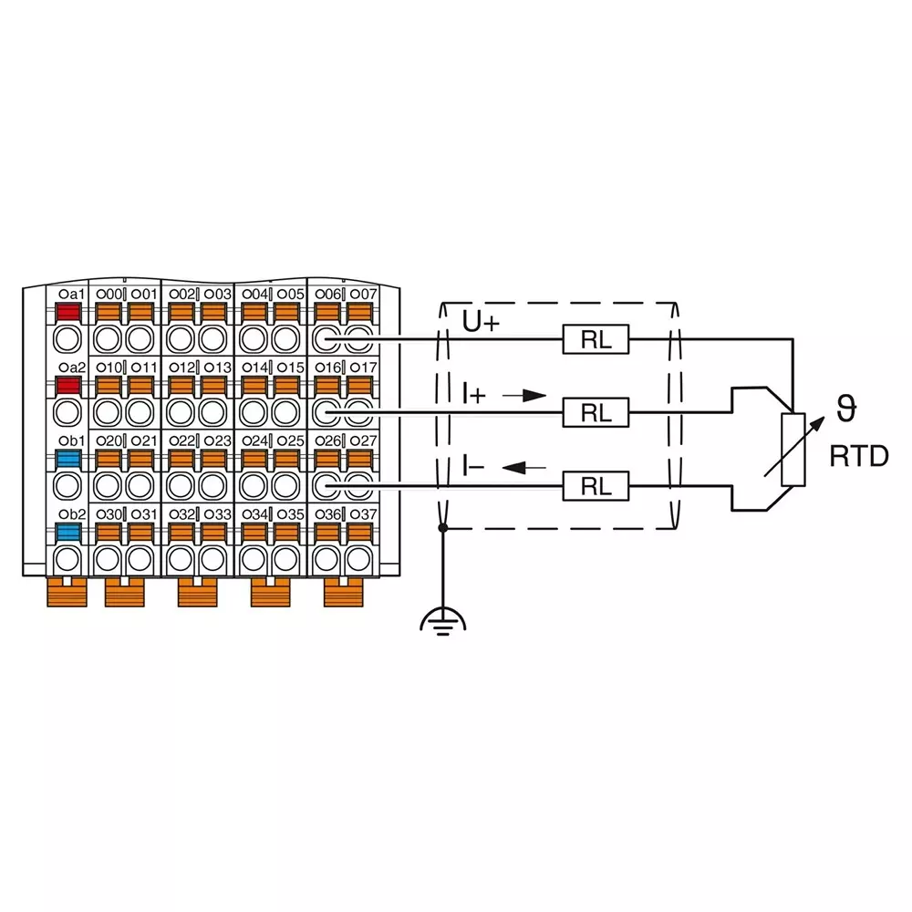 Phoenix Contact Axioline F Temperature Module 2, 3, 4 Conductor, AXL F RTD8 XC 1F