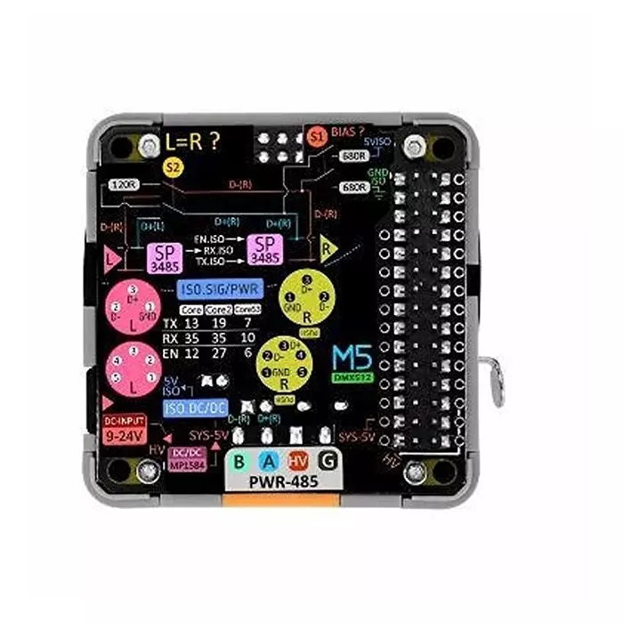 M5Stack DMX Bases 9 V DC to 24 V DC Operating Supply Voltage, M128