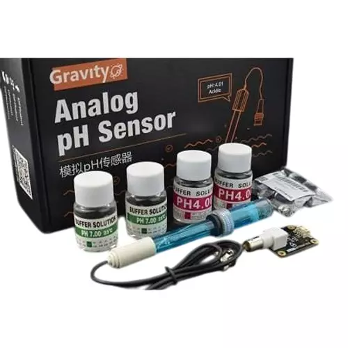DFROBOT Analog pH Sensor 3.3 V to 5.5 V Operating Supply Voltage, SEN0161-V2