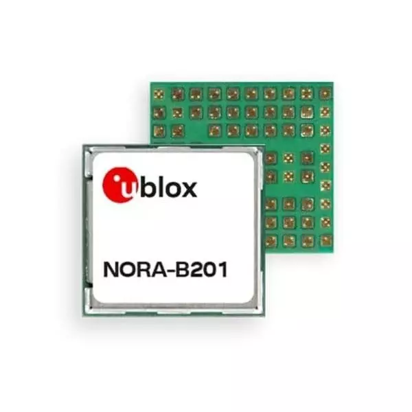 u-blox Bluetooth Module I2C, I2S, SPI, QSPI, TWI Interface 7 dBm Power, NORA-B201-00B