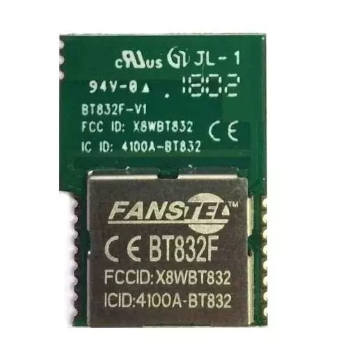 Fanstel Bluetooth Module I2C, SPI, UART Interface 4 dBm Power, BT832F