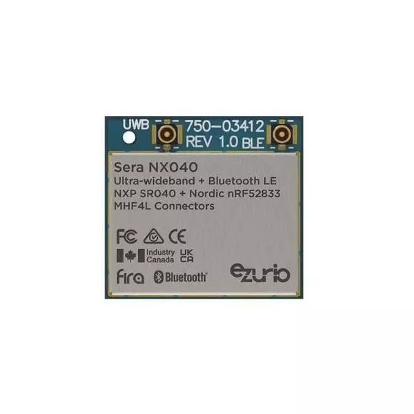 EZURIO Bluetooth Module I2C, SPI, UART, USB Interface 2.4 GHz, 453-00174R