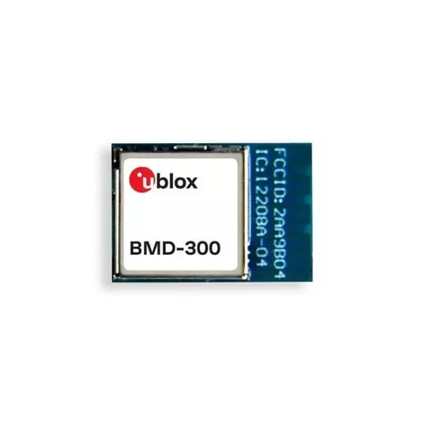 u-blox Bluetooth Module I2C, SPI, UART Interface 4 dBm Power, BMD-300-A-R