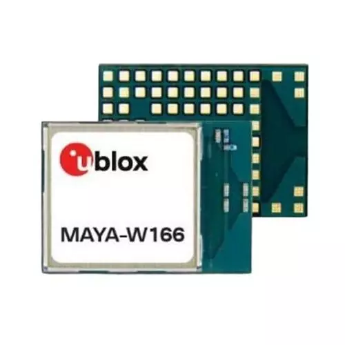 u-blox Multiprotocol Modules 10 dBm, 18 dBm Output Power 2.4 GHz, 5 GHz, MAYA-W166-01B