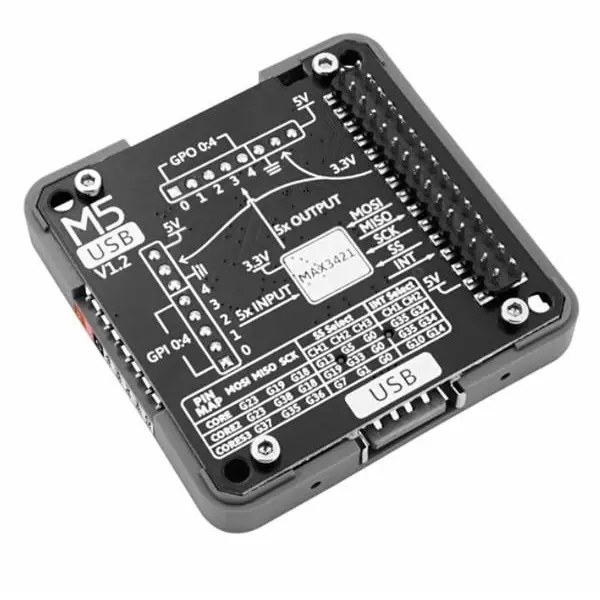 M5Stack USB Driver Module for Evaluation Of MAX3421E, M020-V12