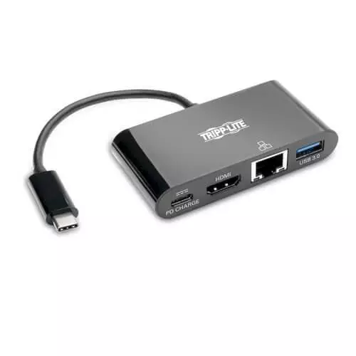 TRIPP LITE Interface Module Ethernet, HDMI, PD Charging, USB 3.1, USB Type-C, U444-06N-H4GUBC
