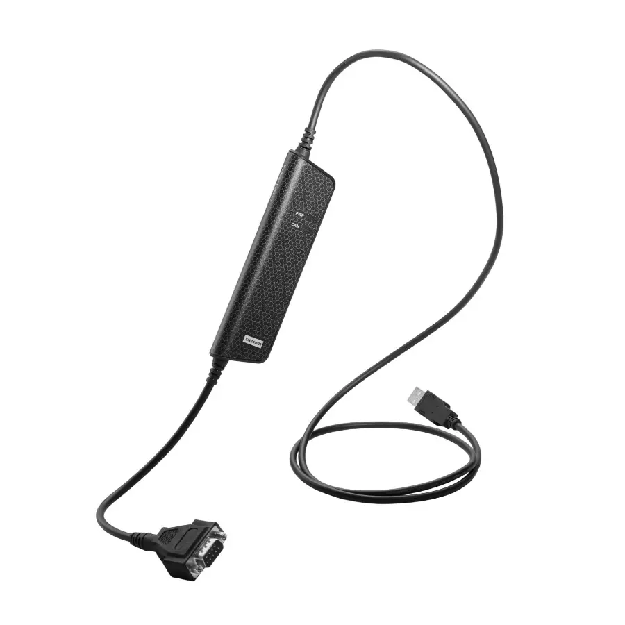 KVASER USB 2.0 CAN Interface 1 Channel Type A Plug to D Sub 9 Position Plug, 01424-4