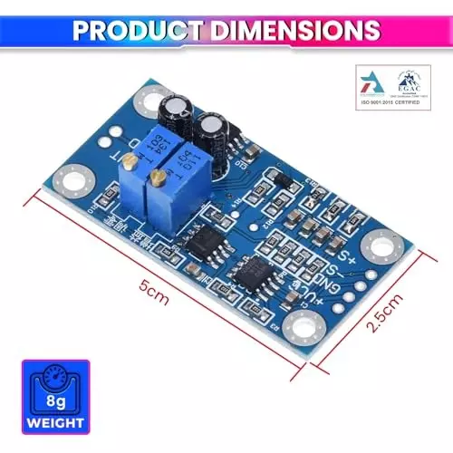 amicitech-ad620-microvolt-voltage-amplifier-module-adjustable-gain-15-to-10000x-precision-instrumentation-amplifier-board-3-to-12-vdc