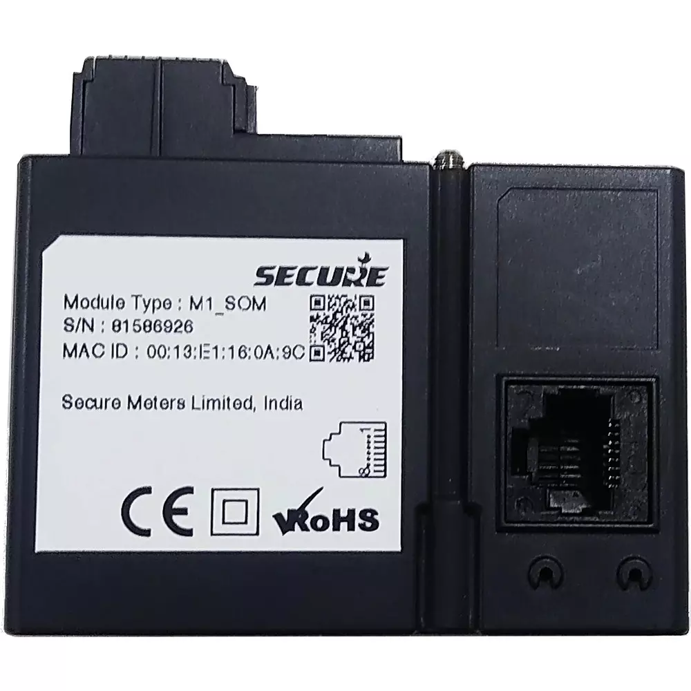 Secure Communication Module M1, IEC 61850 for E500 Advanced Power Monitoring Device in Black Color, E500M-1052