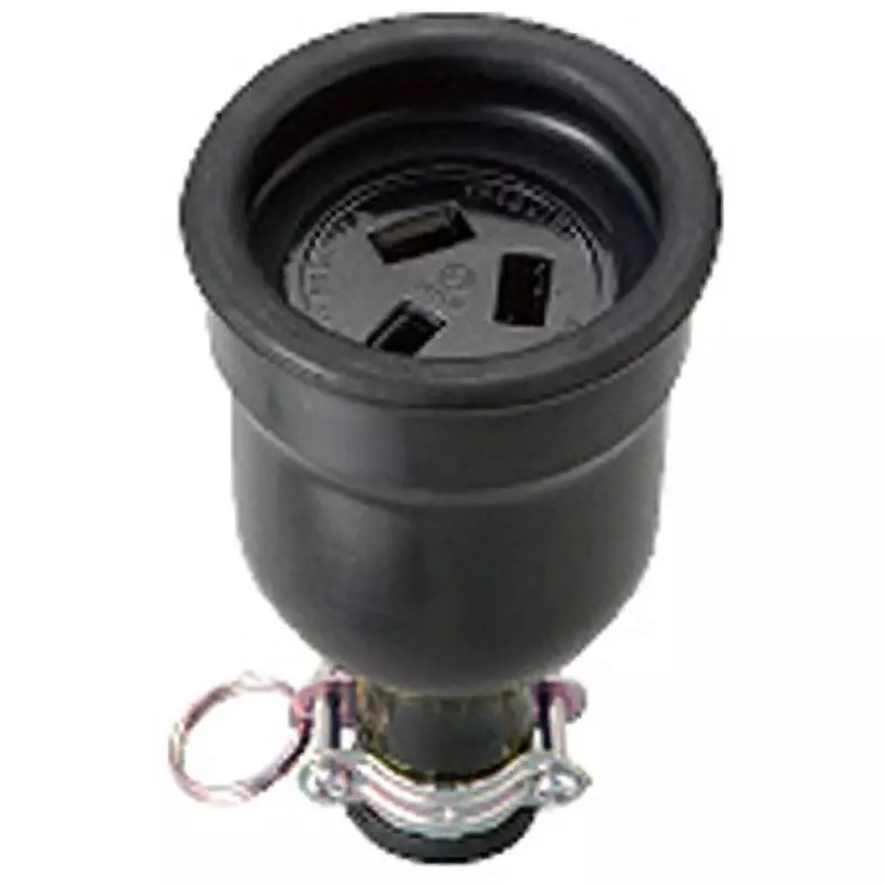 OHM ELECTRIC Rubber Body 15 A Current 250 V Voltage Flat blade, MC2614N