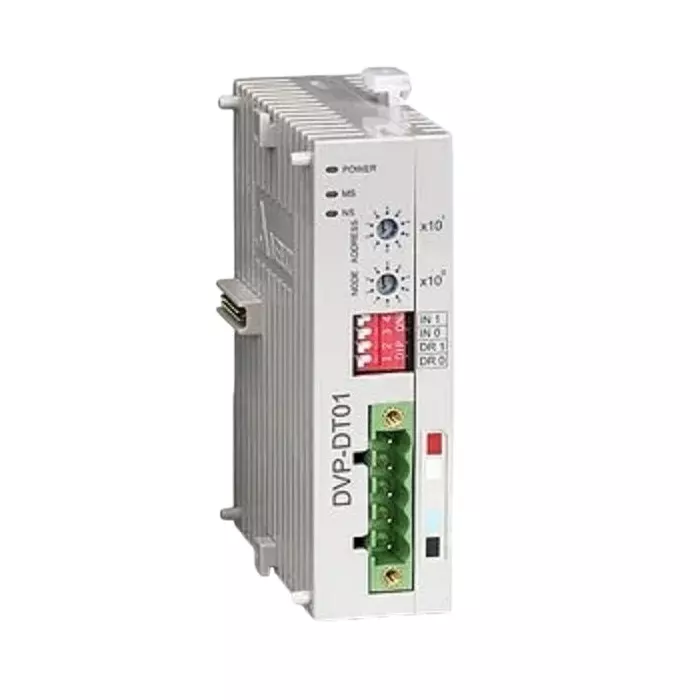 Delta DeviceNet Slave Communication Module with 24 V DC Supply Voltage and 0°C - 55°C Operating Temperature, DVPDT01S