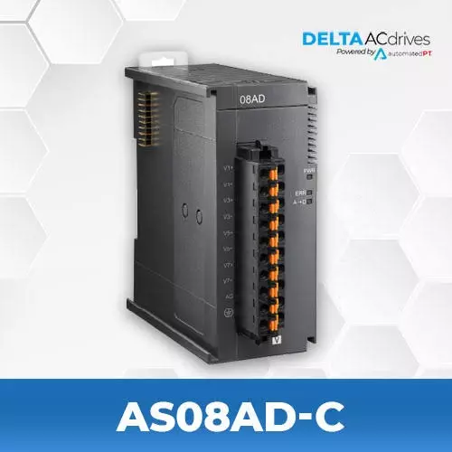 delta-8-channels-analog-input-module-with-16-bit-resolution-rectangular-shape-plastic-body-as08ad-c