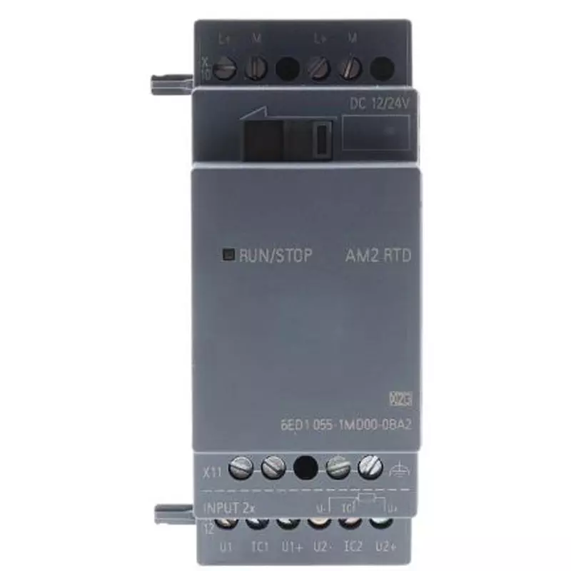 Siemens I/O Module Unit 12 to 24 V dc Power Supply Voltage Analog Pt100/1000 Input Method, 6ED1055-1MD00-0BA2