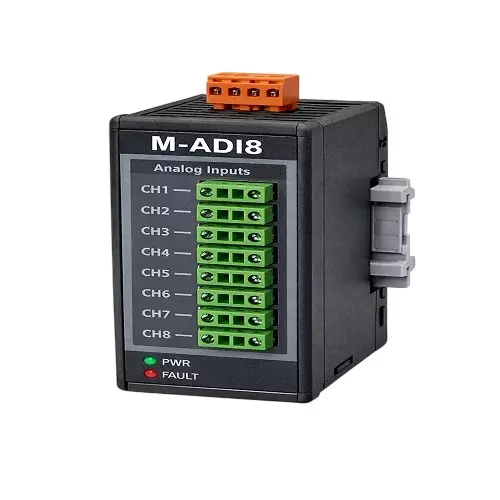 Mitsubishi Electric I/O Module with 8 Channels and Analog Input Current Signal, M-ADI8