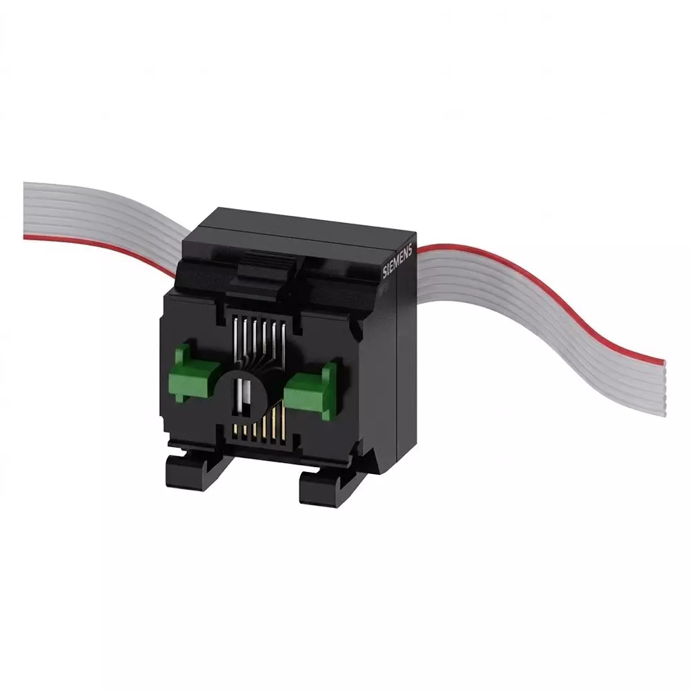 Siemens Profinet Terminal Module With 2 Contacts & Integrated LED Yellow Color Plastic Body for Front Plate Mounting, 3SU1401-1MC30-1CA1
