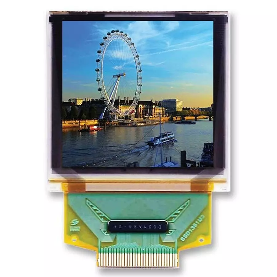 MIDAS DISPLAYS OLED, 128X128, PASSIVE, RGB, MULTI I/F, MCOT128128AZ-RGBM