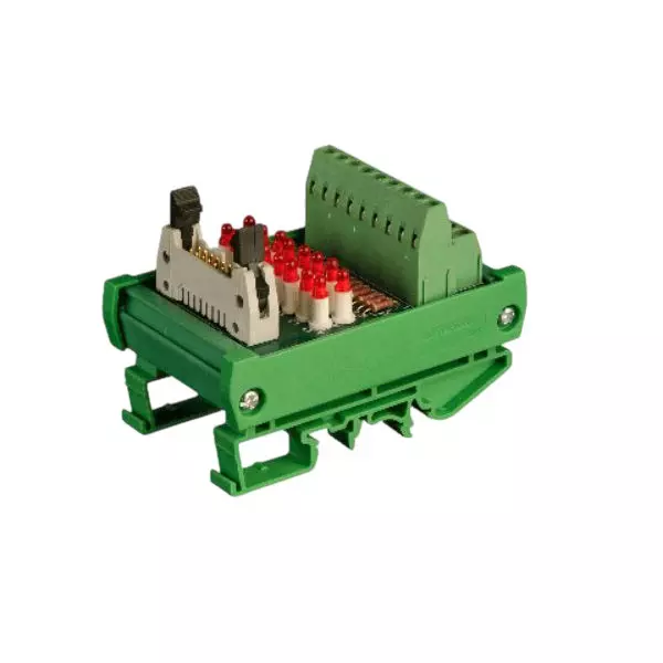 Connectwell IDC Module with LED Indication and Long Latch IDC Connector Rail Mount